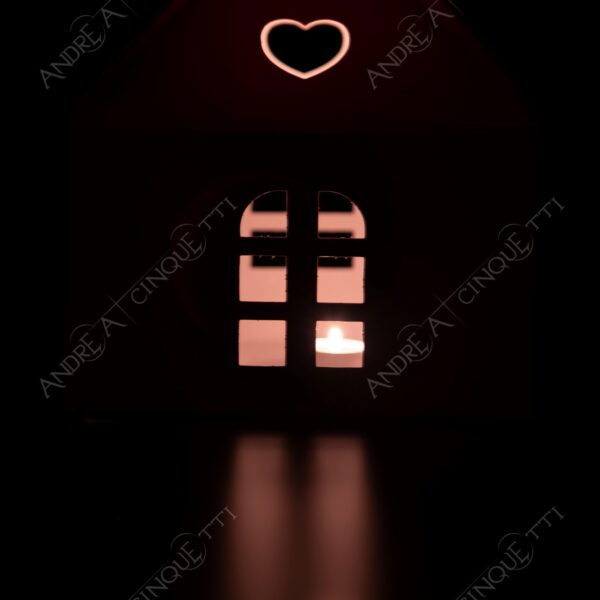 still life studio photography casa house home porta door cuore heart profilo silhouette candela candel tea light