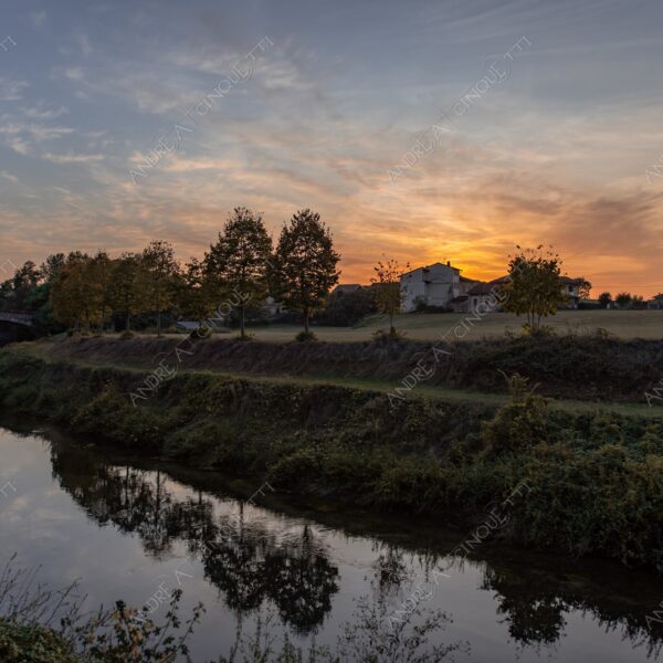 balbiano colturano campagna countryside alba sunrise tramonto sunset sundown crepuscolo twilght dusk blue hour fiume river addetta