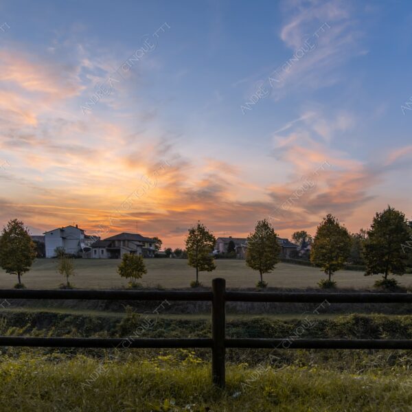 balbiano colturano campagna countryside alba sunrise tramonto sunset sundown crepuscolo twilght dusk blue hour staccionata fence