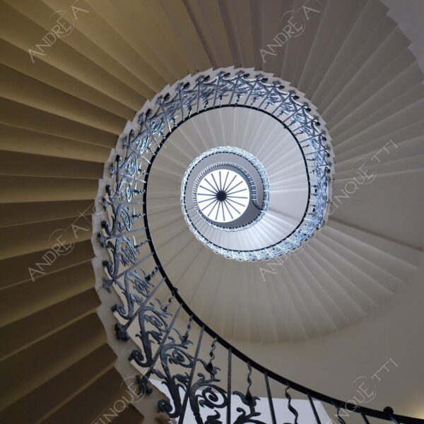 inghilterra england londra london scala a chicciola spiral staircase tulip stairs royal museum greenwich park queen's house